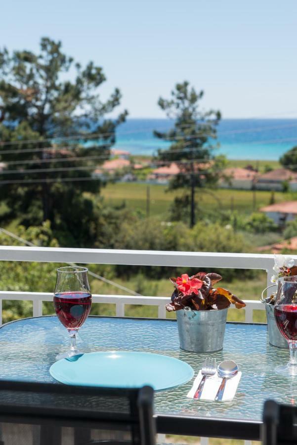 Georgalas Rest Apartments Nea Kallikrateia ภายนอก รูปภาพ