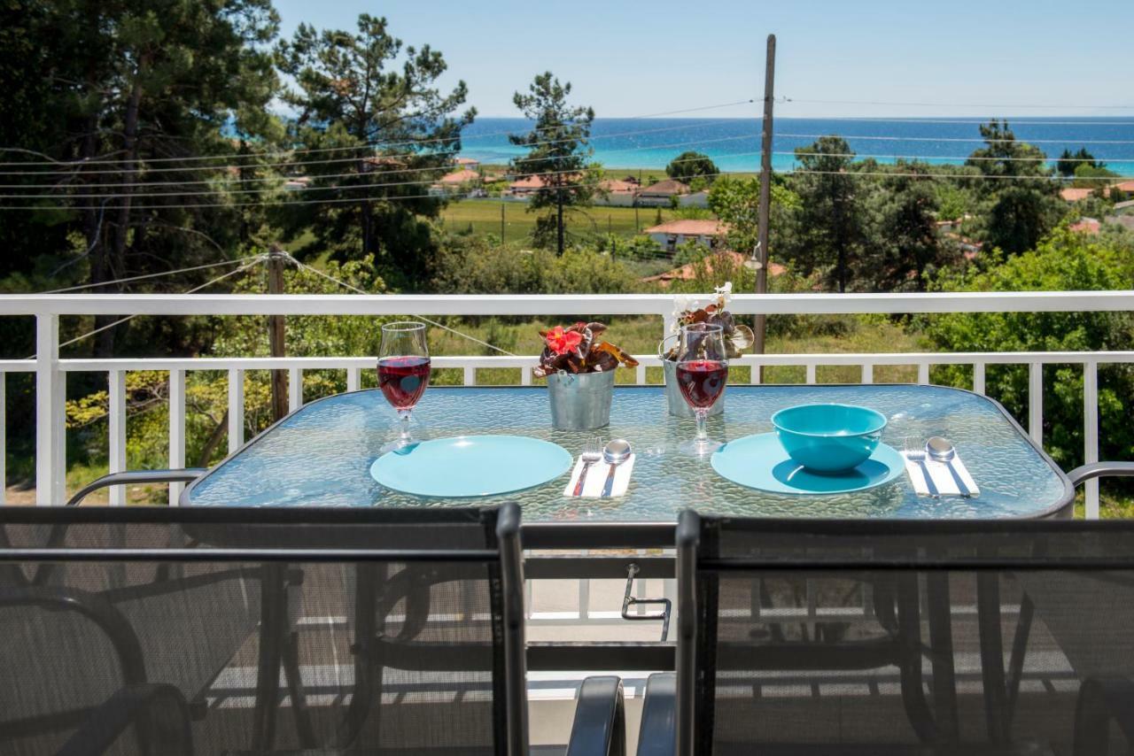 Georgalas Rest Apartments Nea Kallikrateia ภายนอก รูปภาพ
